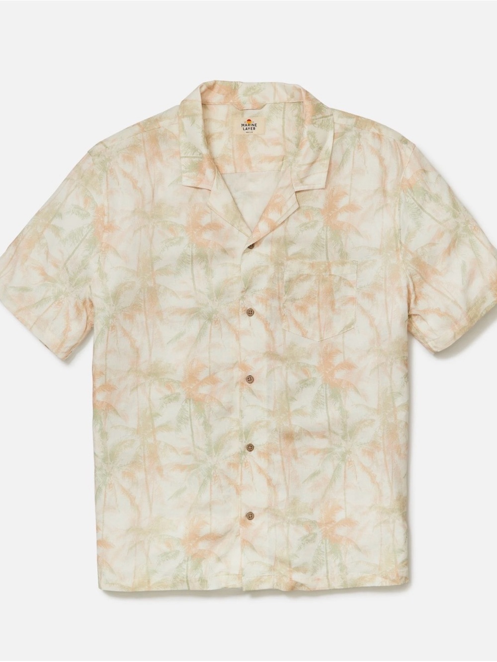 Marine Layer Men’s  Tencel Linen Resort Shirt - NWOt - Sz Large